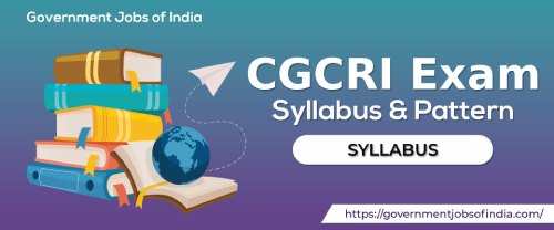 CGCRI Exam Syllabus