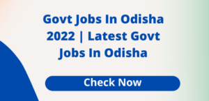 odisha government jobs
