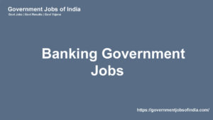 Banking government jobs